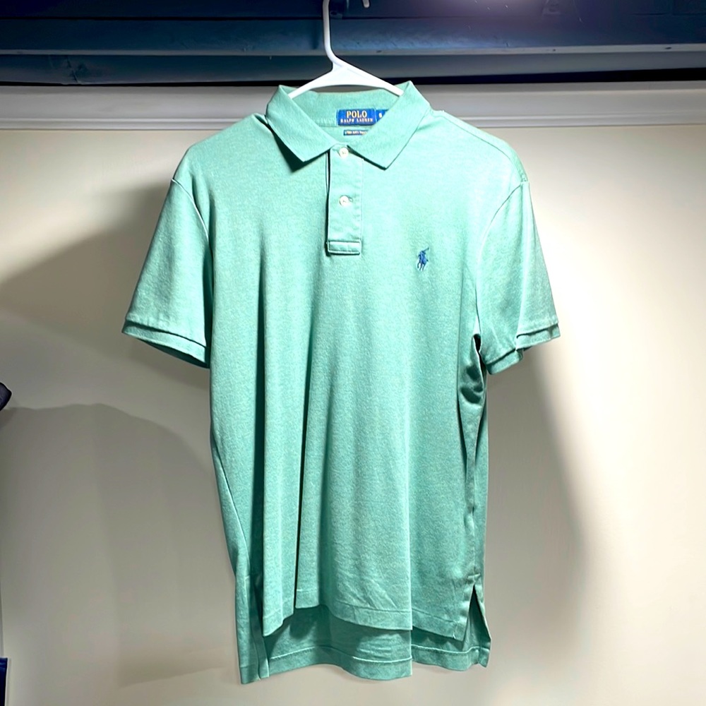 Polo by Ralph Lauren Pima soft touch men’s green polo shirt small